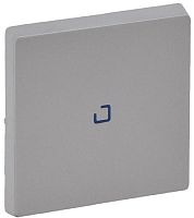 Лицевая панель Legrand Valena Life для 1-кл. выключателя с подсветкой алюминий картинка